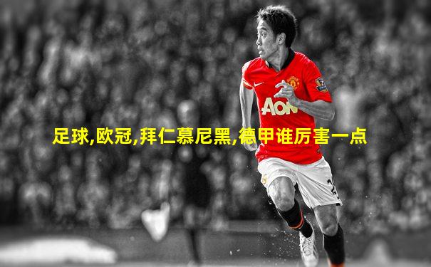 足球,欧冠,拜仁慕尼黑,德甲谁厉害一点